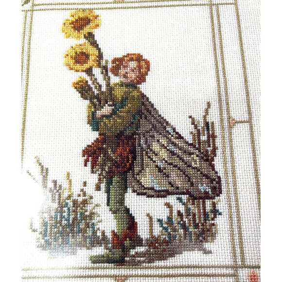 The Colts-Foot Fairy Cross Stitch Pattern By Cicely Mary Barker 1996 - Picture 1 of 6